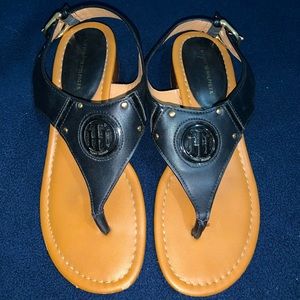 Black Tommy Hilfiger Sandals, Women’s Size 7